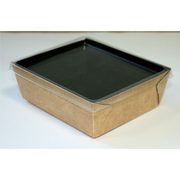 Salad Box with Hinged Lid - 500ml