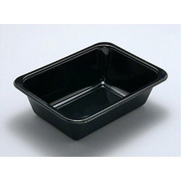 171x127x50 BLACK CPET TRAY