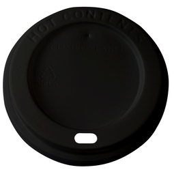 10/12/16OZ CPLA SIP LID EDENWARE BLACK