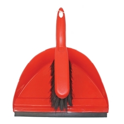 S0612291 RED DUSTPAN & BRUSH SET