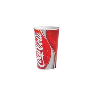 22oz Coca Cola Paper Cold Cup