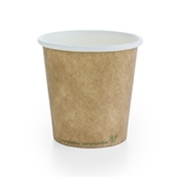 KV-4 4OZ BROWN KRAFT HOT CUPS