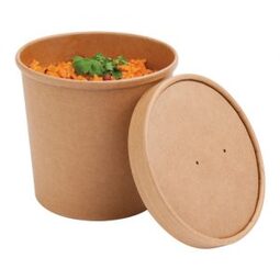 04S26CPK 26OZ KRAFT SOUPER CUPS