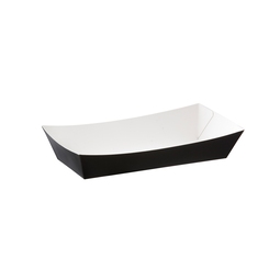 D40115 MEDIUM BLACK MEAL TRAY