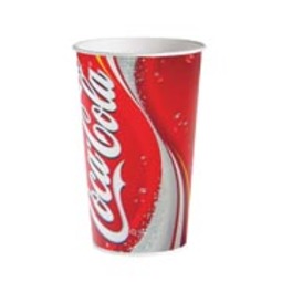 16oz Coca Cola Paper Cold Cup