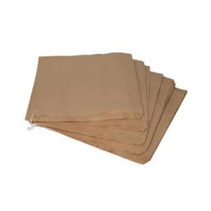 Flat Paper Bag - Brown / Strung - 12x12in / 305 x 305mm