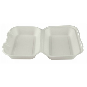 Large Compostable Hinged Food Box