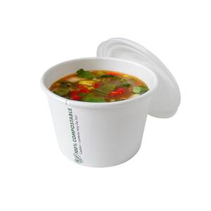 Compostable 8oz Soup Container