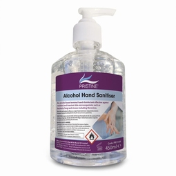 PRISTINE ALCOHOL HAND SANITISER  6X450ML