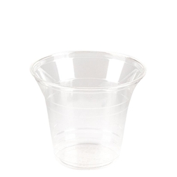 9oz Clear Compostable Squat PLA Tumbler