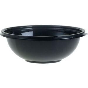 1500ml Classic Round Black Salad Bowl