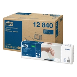 12840 TORK 1PLY 4FOLD NATURAL SERV