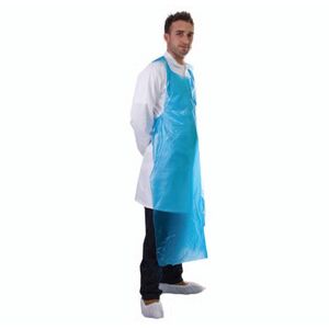 Blue PE Aprons