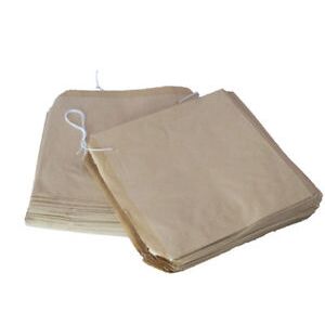 Flat Paper Bag - Brown / Strung - 7x7in / 175 x 175mm