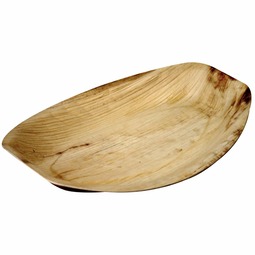 Palm Leaf Medium Oval Platter - 14in (36 x 25 x 2.5cm)