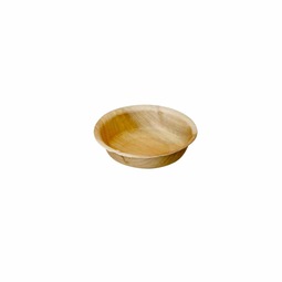 Palm Leaf Round Dip Bowl - 5in (12cm)