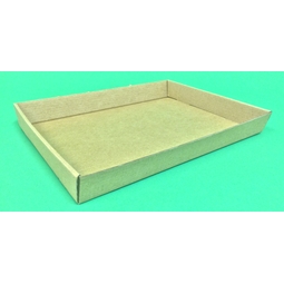 PIZZA TRAY KRAFT 250X175X30MM