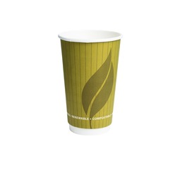 EL2DW16 LEAF 16OZ D/WALL CUP