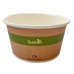 Sustain Compostable Food Pot - 12oz / 360ml Printed