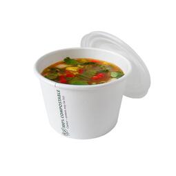 Compostable 16oz Soup Container