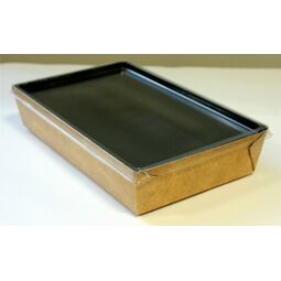 Salad Box with Hinged Lid - 1000ml