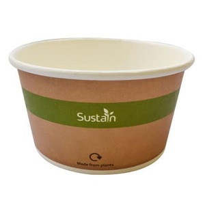 Sustain Compostable Food Pot - 12oz / 360ml Printed