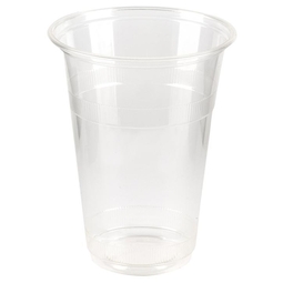 16oz Clear Compostable PLA Tumbler