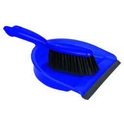 RS102942 DUSTPAN + BRUSH BLUE STIFF