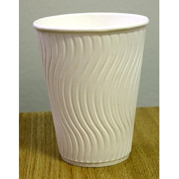 NDW80 8OZ WHITE D/WALL TRI-CUP