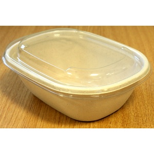 Large Compostable Oval Eco Street Bowl