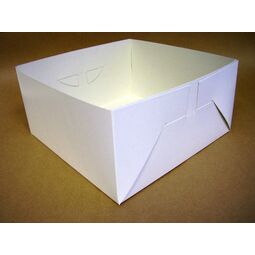 White Compostable 12in Wedding Cake Box Base