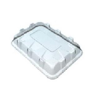 Medium Clear Rectangular Catering Platter Lid