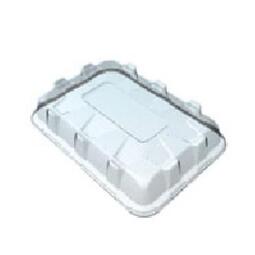 Medium Clear Rectangular Catering Platter Lid