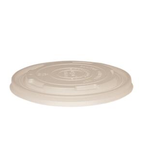 90mm Flat CPLA Lid (fits 6 - 10oz soup)