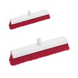 992291 12" RED SOFT BROOM HEAD